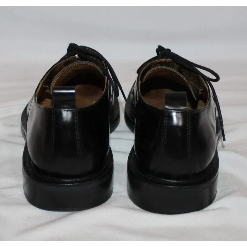 AMI Alexandre Mattiussi Men's Leather Derby Lace Up Loafers Black $750‎ EU 43